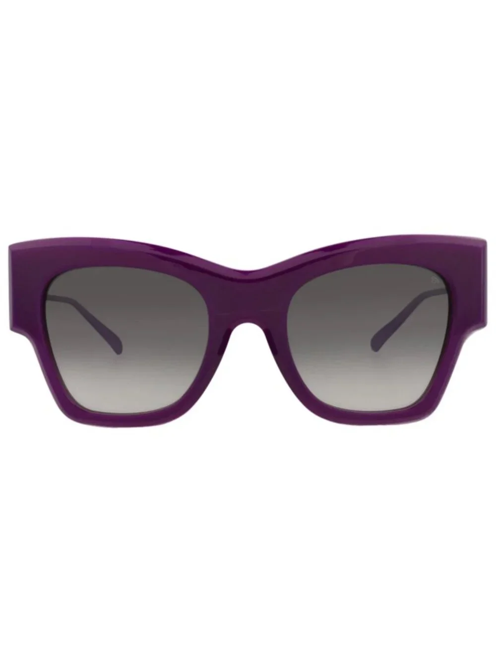 New Philipp Plein Women's Sunglasses Cat Eye Acetate Frame Violet Violet Smoke